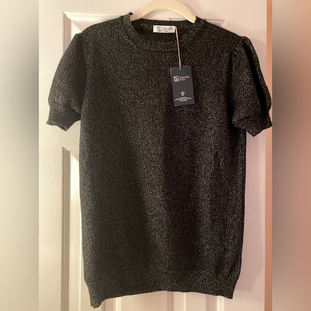 Johnstons of Elgin Black Sweater